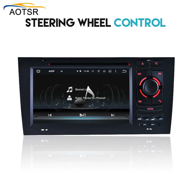 Sale 2 Din Android 8.0 Car DVD player For AUDI A6 1997-2004 GPS Navigation Multimedia autostereo WIFI Audio Stereo Radio Headunit 11