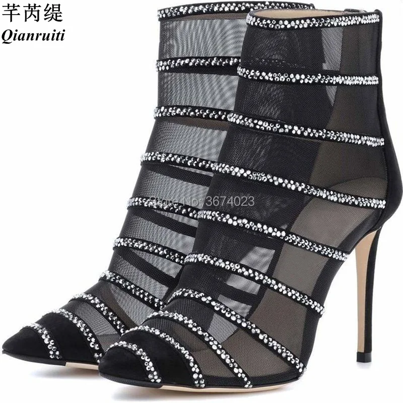 heels with diamonds on the back