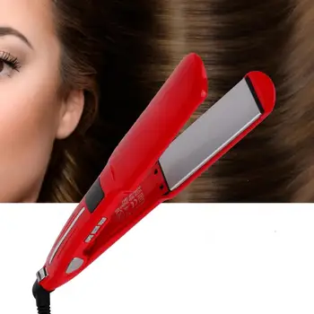 

Curly Hair Professional Wet Dry Dual Use Ceramic Electric Hair Straightener LCD Display Hair Styling Tools Hair Salon