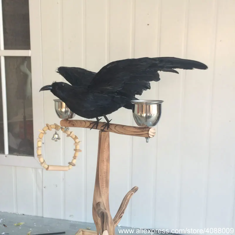 

wholesale artificial crows Easter Halloween ghosts party DIY decoration props game cosplay exhibitions suppliesm38cm