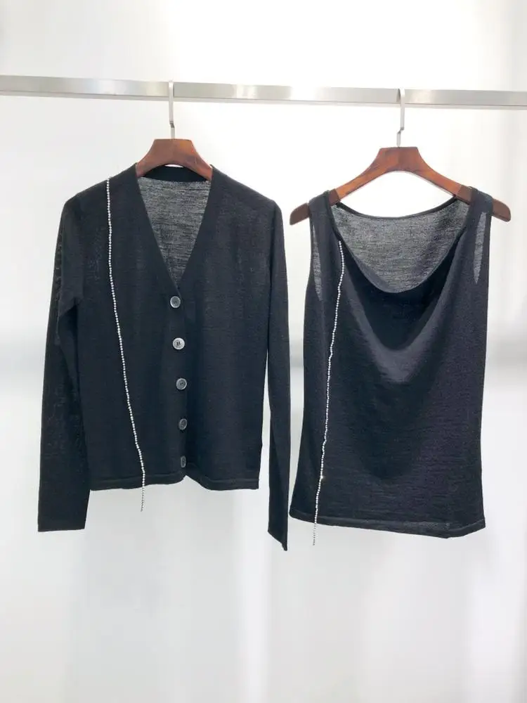 chic new women bling diamond sweater ddxgz2
