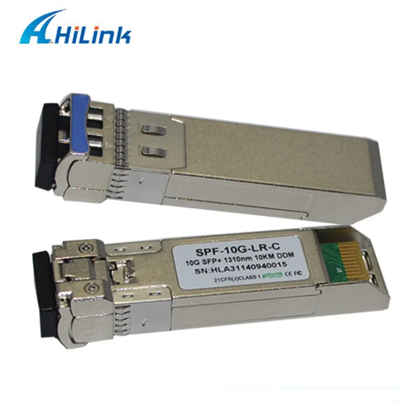 Бесплатная доставка! Одномодовый двойной волоконный LC 10G 1310nm 20 км LR DOM SFP + SFP-10G-LR |