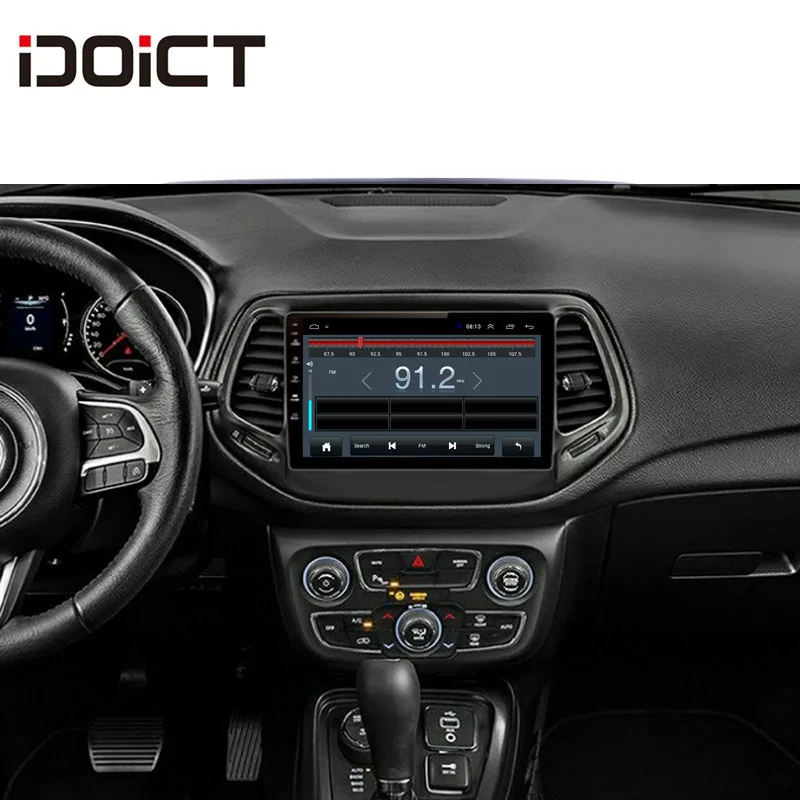 Discount VenusSR Android 8.1 2.5D car dvd For JEEP Compass Patriot  Radio 2017 multimedia  GPS Radio stereo gps navigation 5