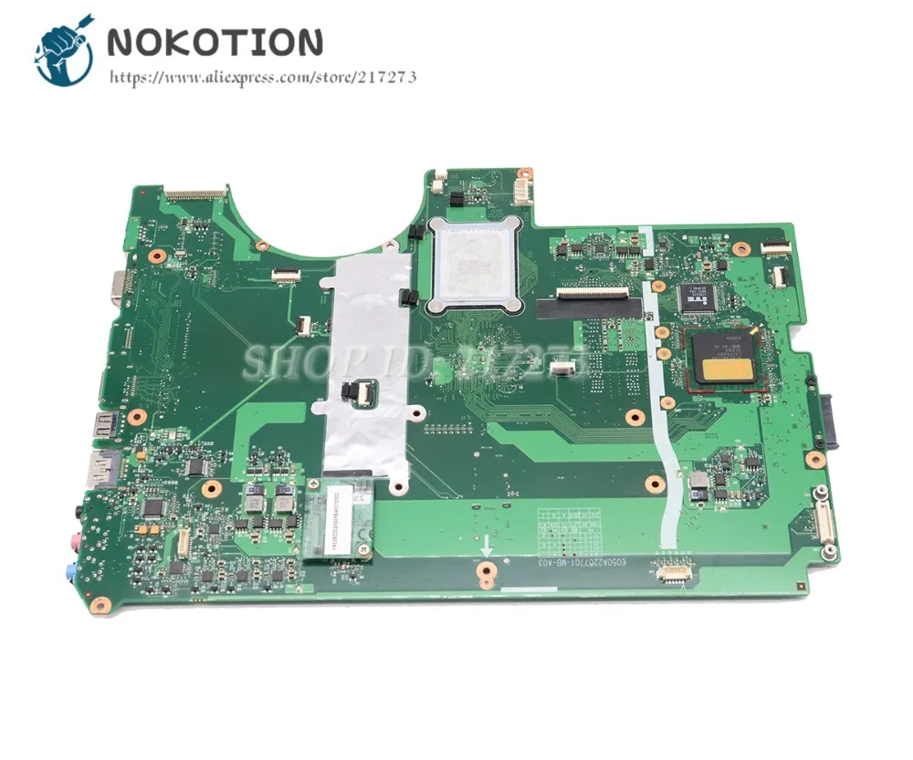 NOKOTION материнская плата для ноутбука acer aspire 8930 8930G основная плата DDR3 с графическим слотом 6050A2207701-MB-A02 MBASZ0B001