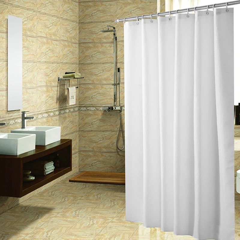 1PC Modern Style White Black Bathroom Shower Curtains for Bath