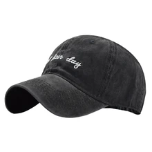 Уличная Кепка, Ретро стиль, Потертая джинсовая шляпа, головной убор, уличная спортивная одежда с регулируемой задней застежкой