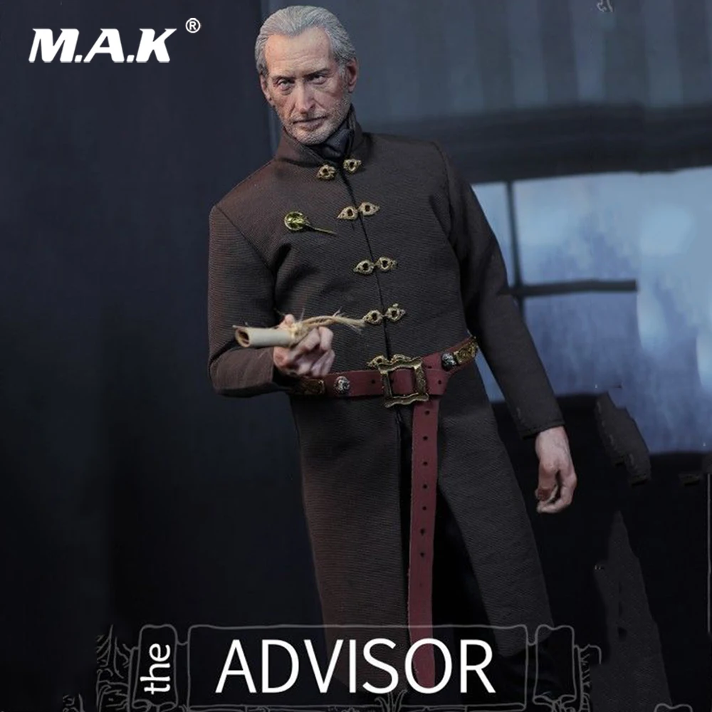 

For Collection 1/6 Collectible Full Set Series AF22 Gold Hand Advisor Motivator Head Carving Body Suit Action Figure Fan Gifts