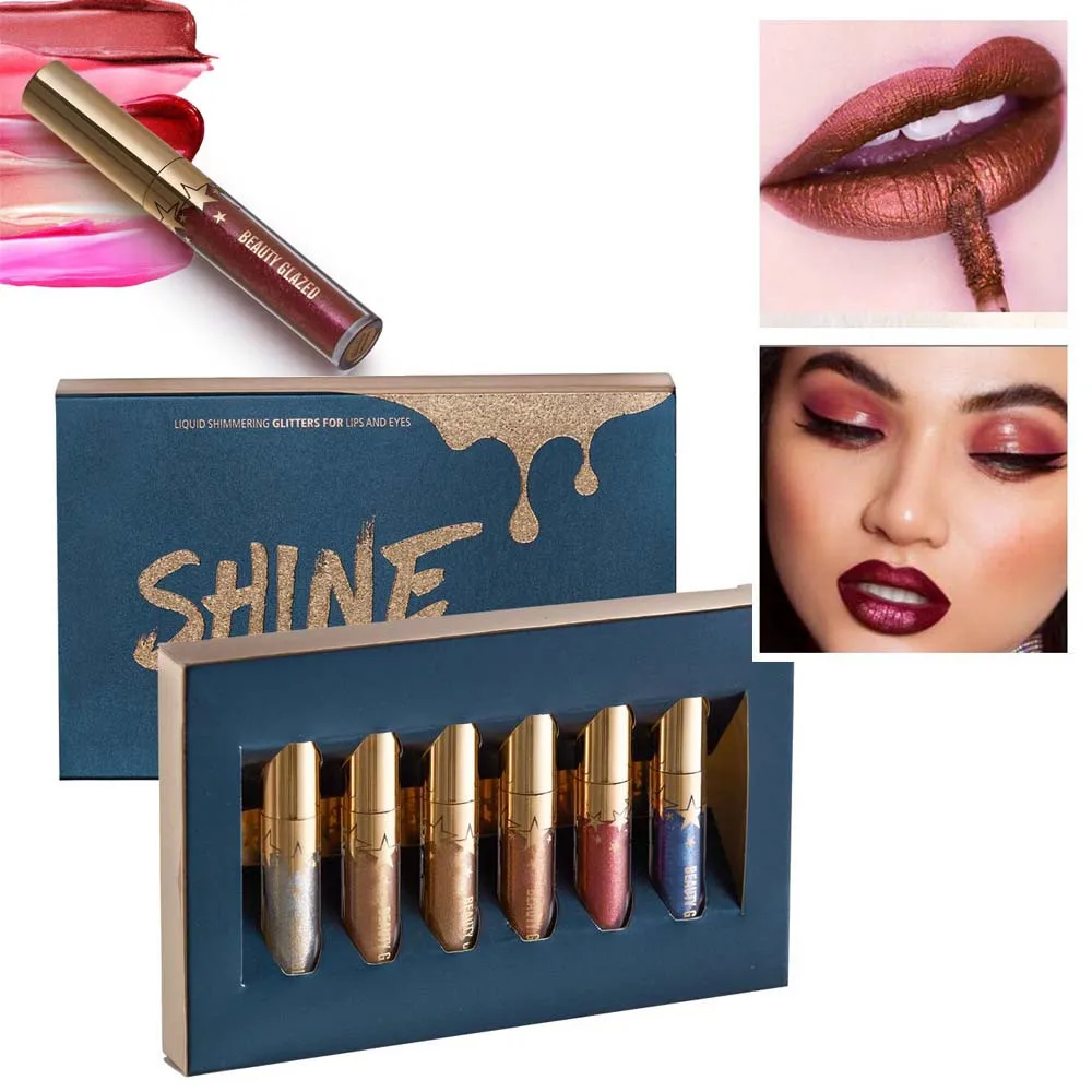

New Sexy Crystal Glow Laser Holographic Lipstick Long Lasting Waterproof Liquid Lipstick Velvet Matte Lip Gloss