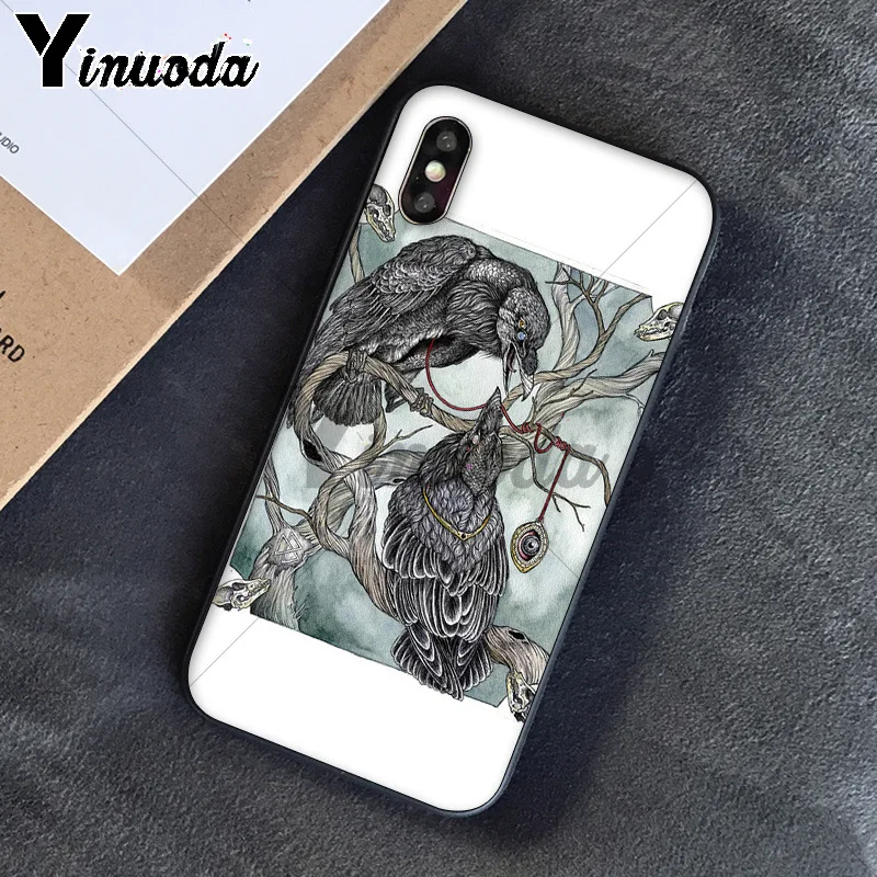 Viking odin norse Huginn and Muninn bird