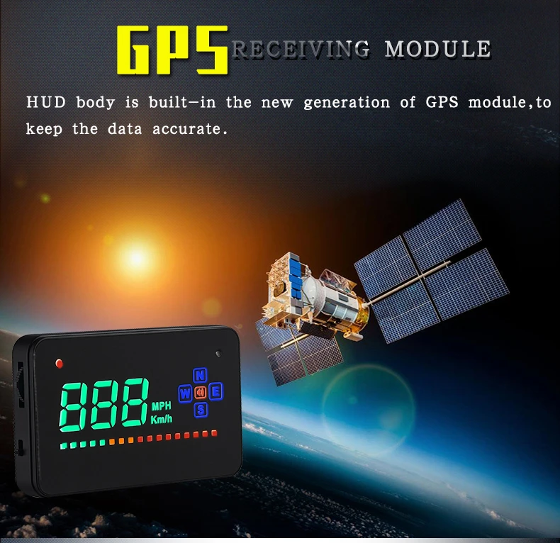 Compatible with All Car Speed Projector GPS Digital Car Speedometer A2 Electronics Head Up Display Auto HUD Windshield Projector Compatible with All Car Speed Projector GPS Digital Car Speedometer A2 Electronics Head Up Display Auto HUD Windshield Projector