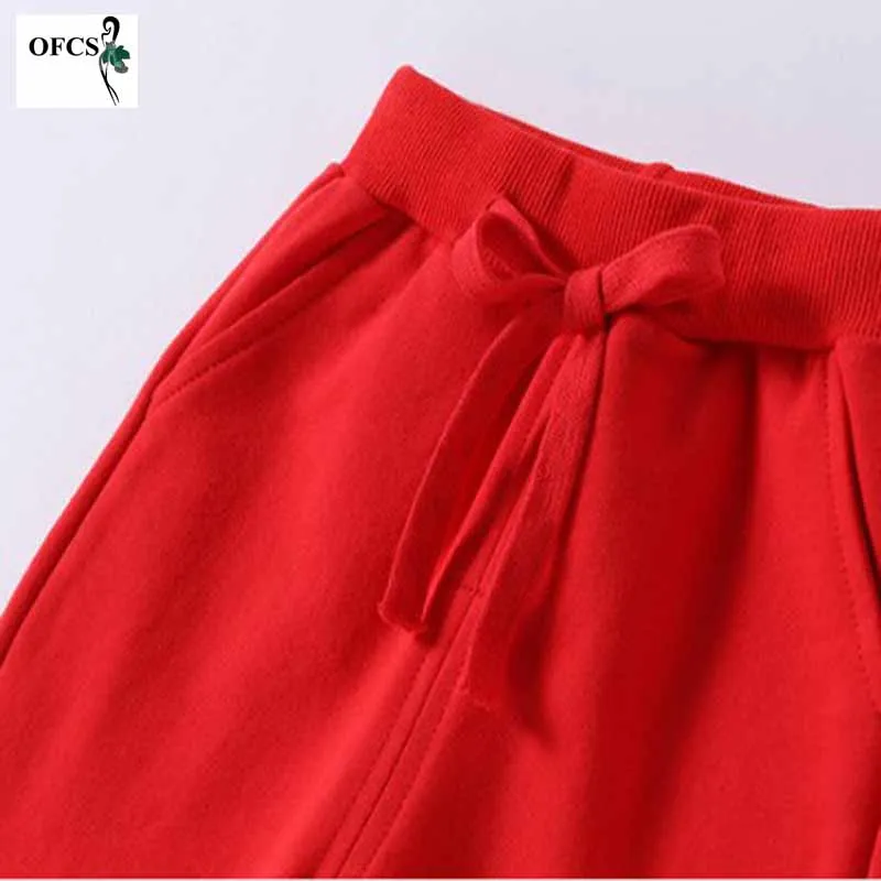 Teenagers Pants Solid Cartoon Boys Girls Casual Sport Pants Jogging for 18M-12Year for girls pants boys pants kids pants girls trousers