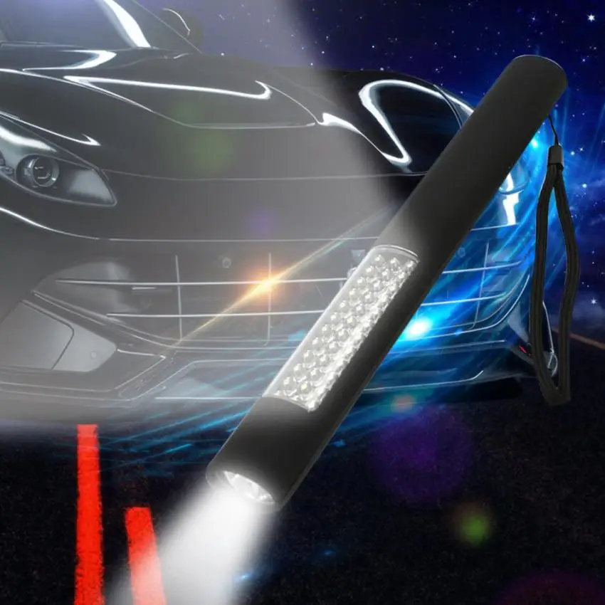 

2018 Work Light Flashlight Magnet 37 LED 2Mode Torch Lamp with Wrist Strap Waterproof JA10