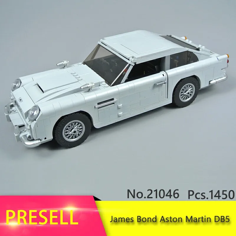 

21046 CREATOR Series The James Bond Aston Martin DB5 Model Building Blocks Toy For Children compatible legoing 10262