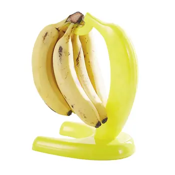 

Creative Plastic Banana Hanger Floor Type Fruit Holder Rack Kitchen Storage Organizer