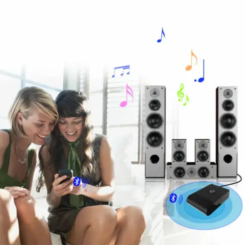2 в 1 беспроводной Bluetooth аудио передатчик приемник HIFI музыкальный адаптер AUX RCA