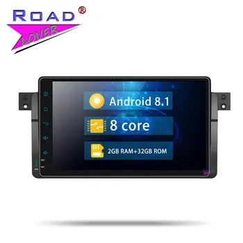 

Roadlover Android 8.1 Car GPS Navigation For BMW E46 2003-2012 Stereo Automagnitol Double Din Radio Player 9" Octa Core NO DVD