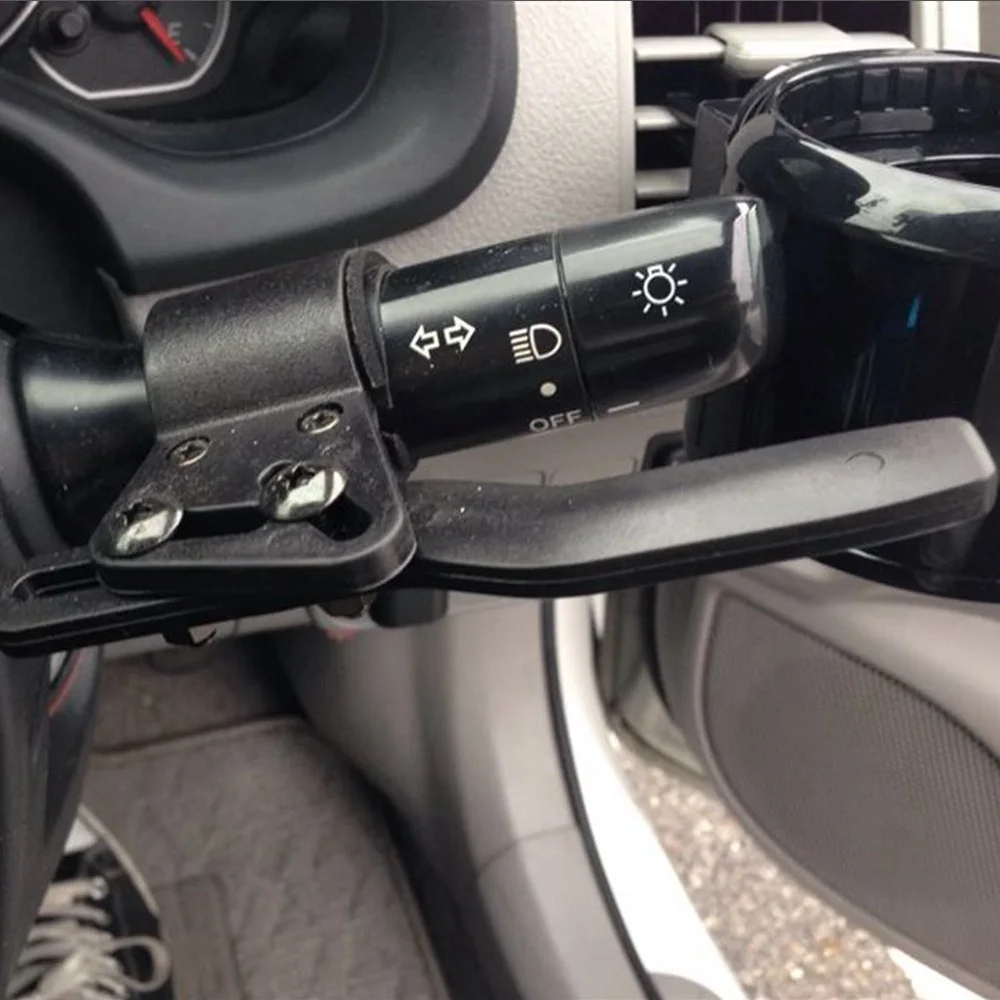 Epman EP-CA077 Aluminium Car Styling Adjustment Steering Wheel Signal Rod Extender Steering Wheel Turn Rod Extension Turn Signal Lever Position Up Kit Black Epman EP-CA077 Aluminium Car Styling Adjustment Steering Wheel Signal Rod Extender Steering Wheel Turn Rod Extension Turn Signal Lever Position Up Kit Black