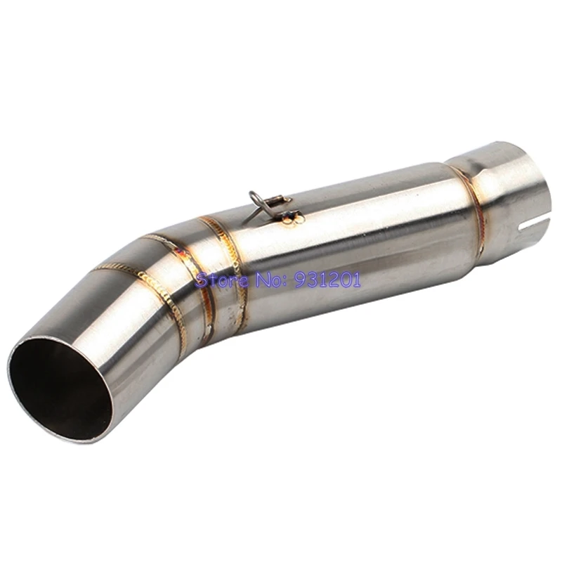 

Motorcycle for Honda CBR500 CBR500R CB500 CBR400 CB400X CB500X Middle Pipe Connect Link Pipe for 51mm Exhaust Mufflers