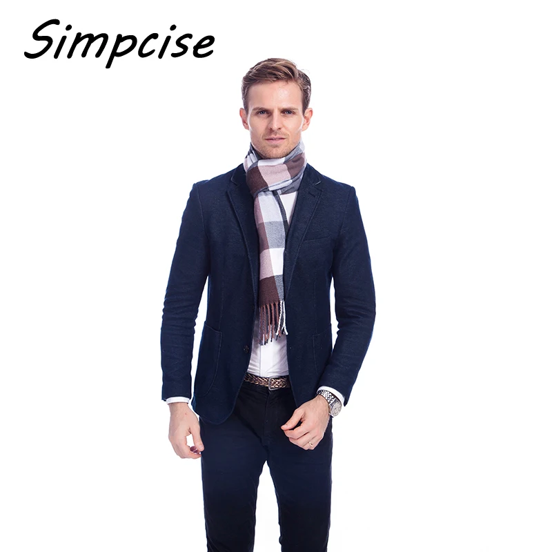 32*170cm Winter Warm Classical Striped Hot Men Scarf Tassels Scarves Unisex Scarves New Fashion Design A3A17739 mens dress scarf
