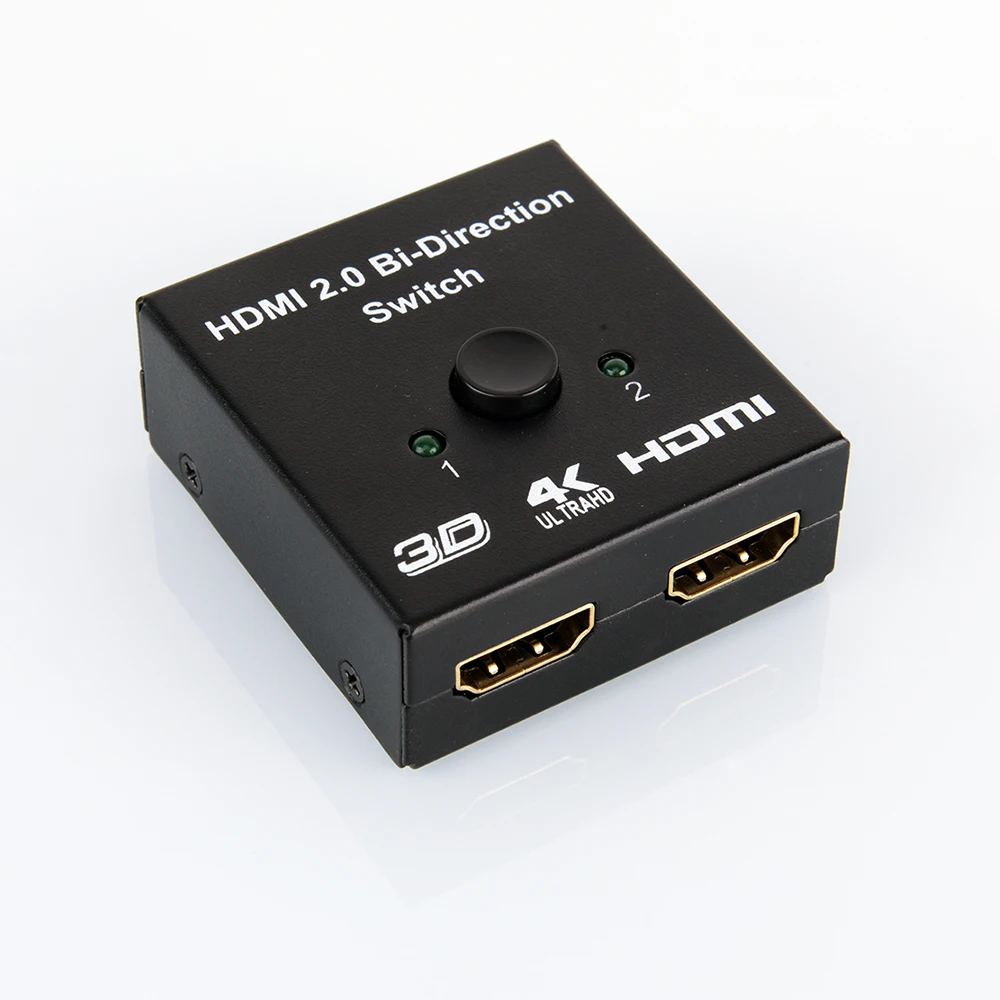 HDMI 2 0 Коммутатор Би переключатель направления 1080 p K x 4 3D коммутатор 2X1 или 1X2 для HDTV