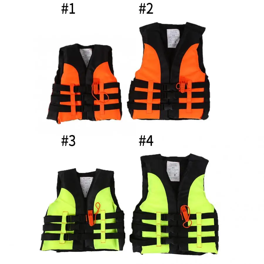 New Life Vest For 2-12 Years Children Swimming Boating Drifting Aid Jacket With Whistle Child Saving Products | Спорт и развлечения