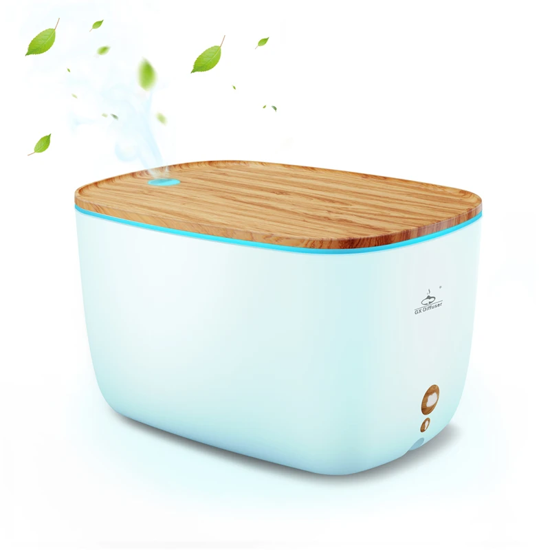 

GX.Diffuser Big Mist Ultrasonic Air Humidifier Aroma Essential Oil Diffuser 7 Colors Changing LED Light Aroma Diffuser for Home