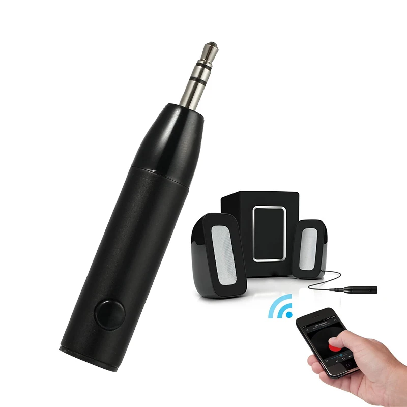 eSYNiC Mini Bullet Car 4 1 Bluetooth Music Receiver For Speaker Headphone Sensitivity Microphone CVC 6 0 Audio Wireless Receiver
