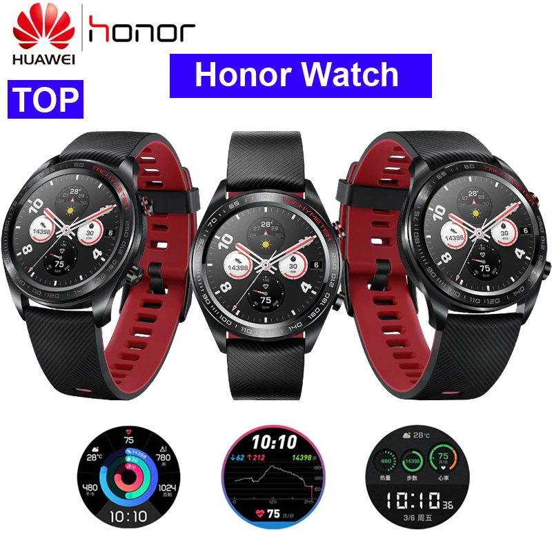 

Original Huawei Honor Watch Magic Sport Sleep Run Cycling Swimming mountain GPS Long Battery Life 1.2 inch Honor watch dream
