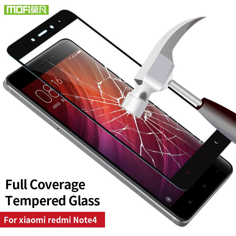 Xiaomi Redmi Note 4 glass 5 5 screen protector global version tempered 2 5D full cover