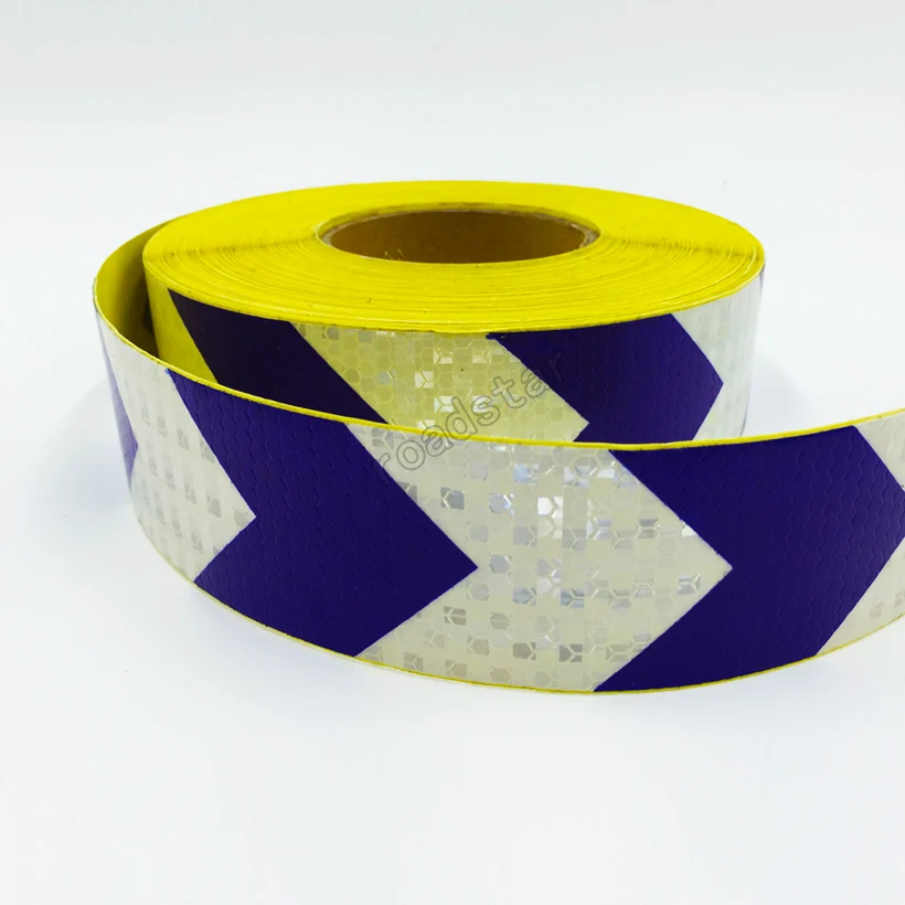 5cm X 10m Double Colors Arrow Pattern Mesh Reflective Ribbon Car Sticker Automotive Style Vehicle Truck Motorcycle Warning Film 5cm X 10m Double Colors Arrow Pattern Mesh Reflective Ribbon Car Sticker Automotive Style Vehicle Truck Motorcycle Warning Film