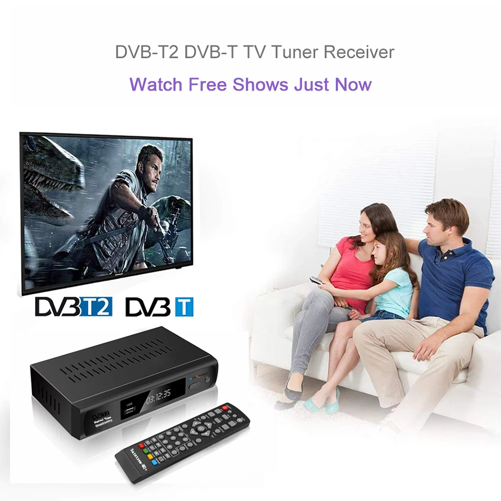 Satxtrem M2 Plus DVB-T2 HD Receive With Remote Control TV Turner Support Youtube AC3 PVR EPG Digital DVB-T2 Receiver Android