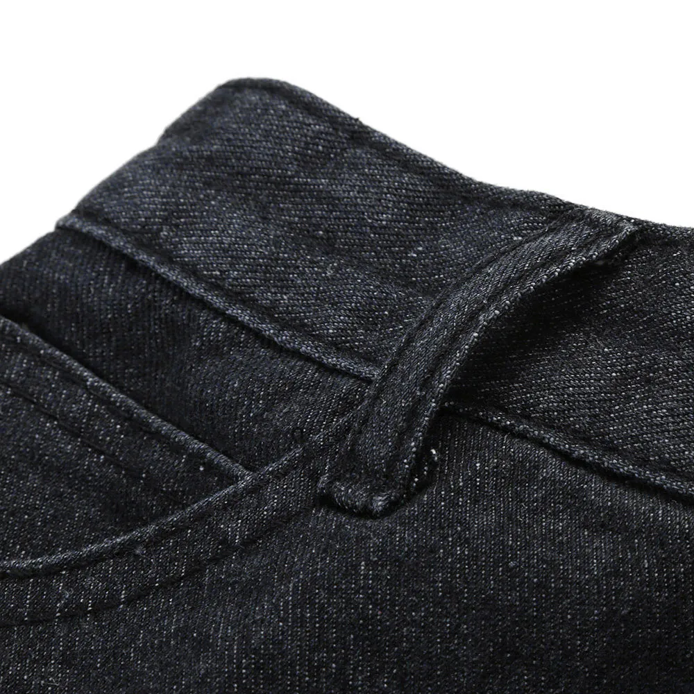 Новинка 2019 года Лето однотонная джинсовая Империя юбка Женская высокая талия повседневное A Line деним проблемных Bodycon джинсовые шорты # c