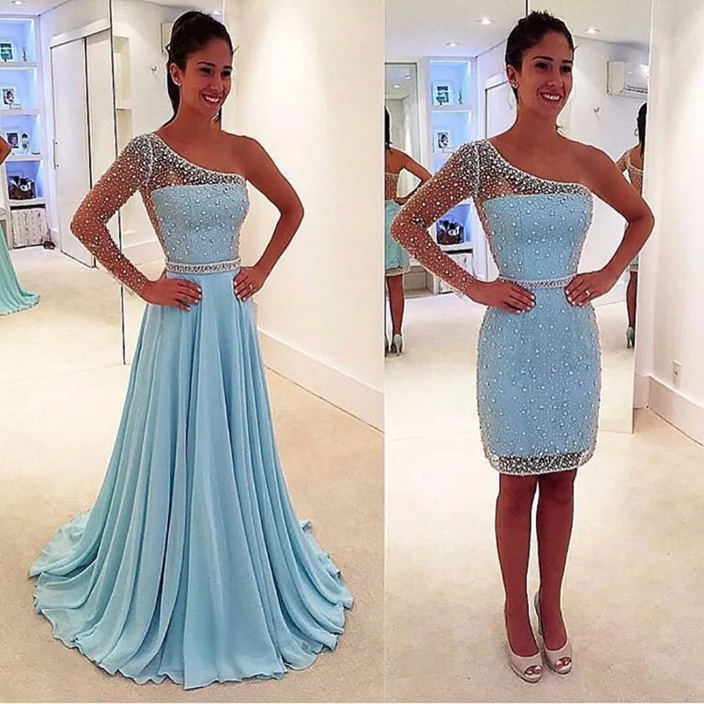 formal one shoulder gowns