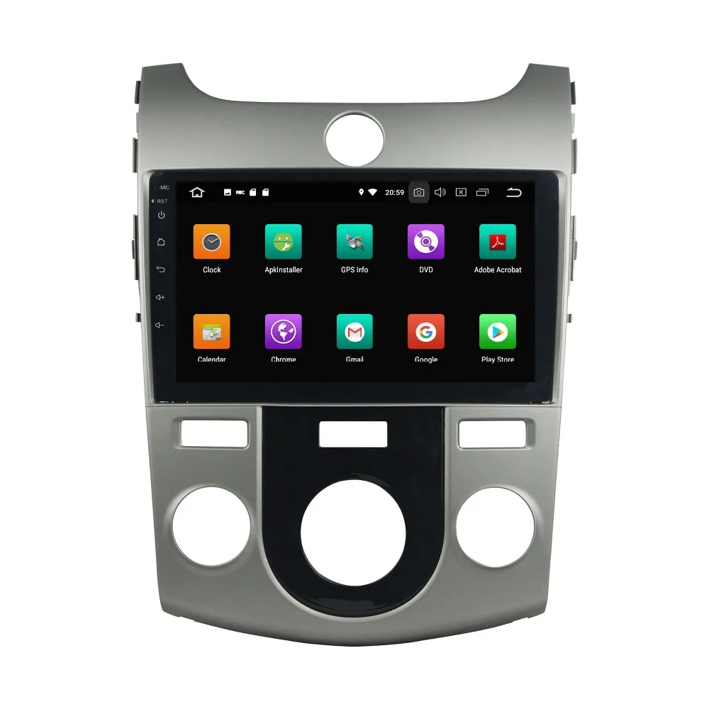 Clearance Android 8.0 Octa Core Car DVD Player for Kia Forte Cerato 2008-2012 4GB RAM Car Radio GPS WIFI Bluetooth 32GB ROM USB DVR 3