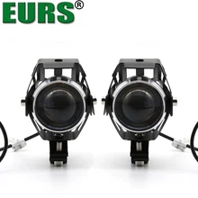 EURS U5 Motoecycle trabalho lâmpadas 125 W Auto LEVARAM luzes de nevoeiro faróis 12 V Daytime running luz Acessórios de Moto 3000lm alta qualidade