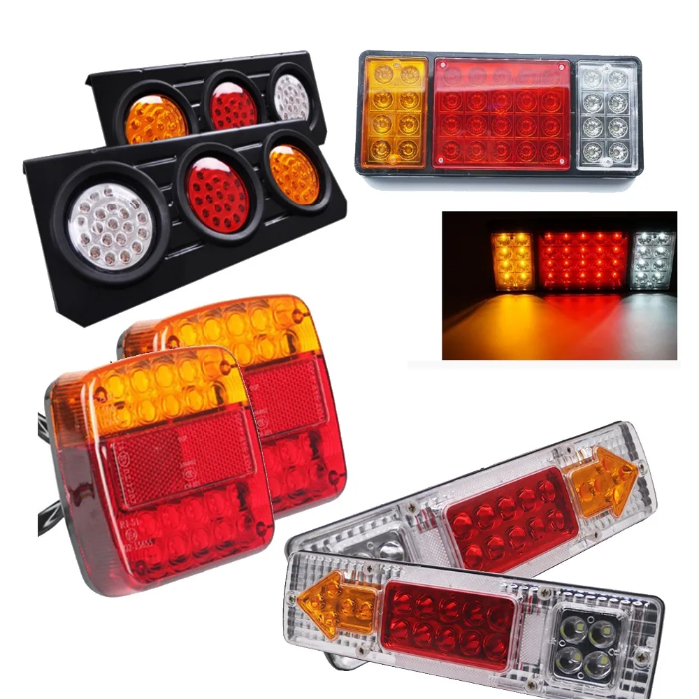 габаритные светодиодные фонари для прицепа 12v. задние светодиодные фонари для грузовых авто, фуры 12-24v s1store. поворотник на прицеп. ф425-01 фонарь прицепа 12в. габаритный фонарь на прицеп мзса.