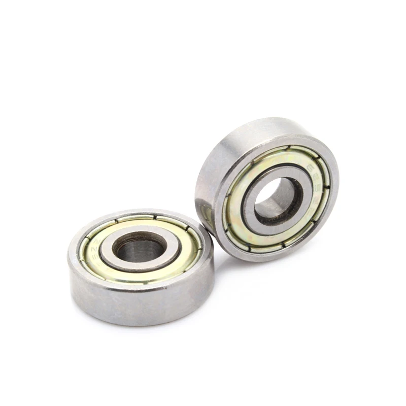 10PCS Metal Sealed Shielded Deep Groove Ball Bearings Skateboard