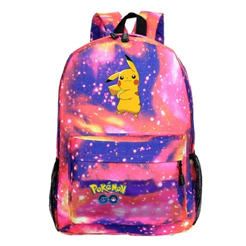 

New pokemon pikachu backpack fashion back to school gift backpack rucksack kids Teenager Boys Girls school Backpack
