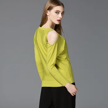 

sweater women knitted sweaters woman oversized long fashion 2019 spring autumn plus large size loose Pullover strapless cotton