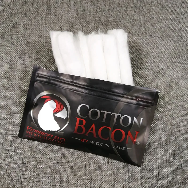 

2019 Cotton Bacon Vape Cotton Gold Version Bacon Soft DIY Dream Cotton for RDA RBA Atomizer Heating Wire Vape Cotton