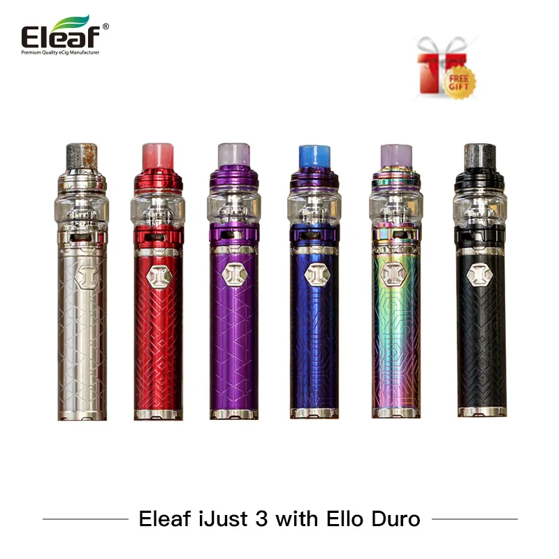 Electronic Cigarette Eleaf Ijust 3 Starter Kit I Just 3 Vape pen Vaporizer 3000mah with Ello Duro Atomizer VS SMOK Stick Prince Electronic Cigarette Eleaf Ijust 3 Starter Kit I Just 3 Vape pen Vaporizer 3000mah with Ello Duro Atomizer VS SMOK Stick Prince