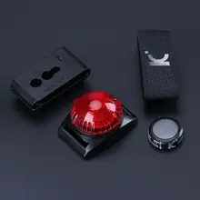 Двухфункциональные огни воротника собаки клип на батарейках Пешие прогулки высокого качества светодиодные защитные огни для домашних животных 200 шт/партия