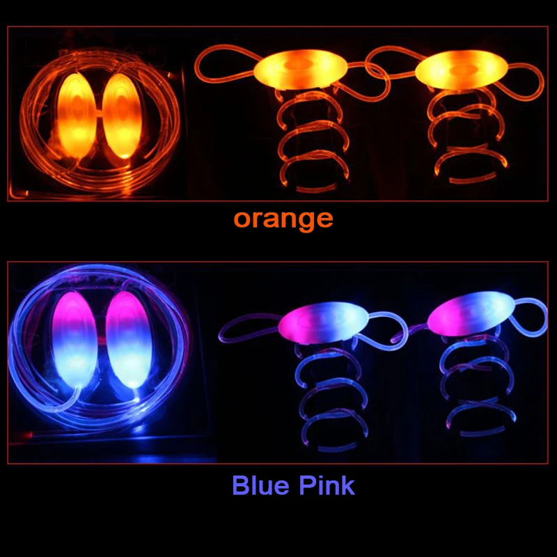 1 пара модные светодиодные светящиеся шнурки флэш-партия светящиеся строки спортивные кроссовки на плоской подошве шнуровка Новинка освещение