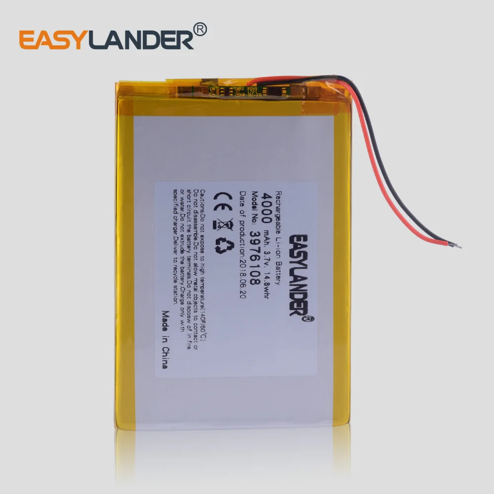

Li ion Polymer battery 9 inches tablet battery domestic the built-in rechargeable battery 5000 mah 3976108