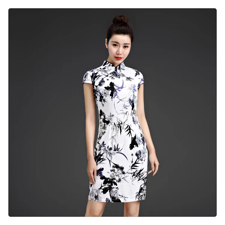 Women 5XL 4XL Shanghai Tang Qipao Cheongsam Evening Party  (41)