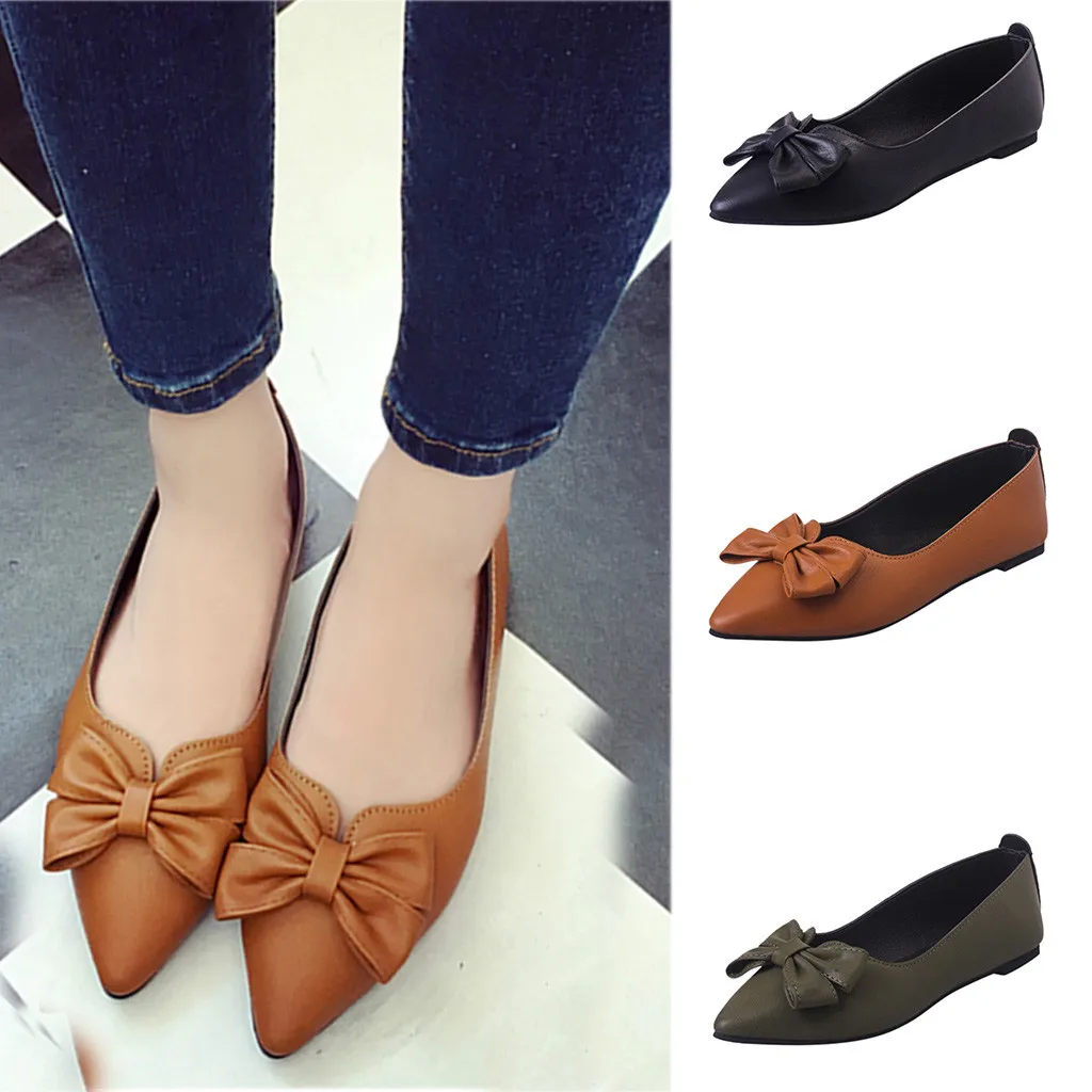 Г.; популярная обувь; женская модная повседневная обувь с острым носком и бантом-бабочкой без шнуровки на низком каблуке; женская обувь для работы; zapatos de mujer