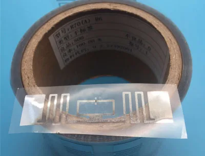 R70 пассивная сухая инкрустация 70*16 мм UHF RFID-метки 100 шт./лот | Безопасность и защита
