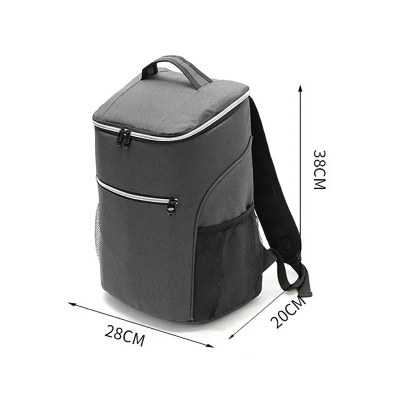 20L 600D Оксфорд большая сумка-холодильник кемпинг термо ланч бокс для пикника изолированный Классный Рюкзак Пакет свежий носитель термо сумки на плечо