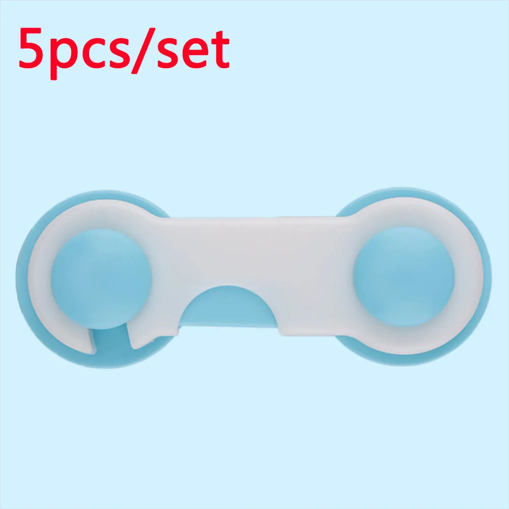 5pcs/more Multifunctional Baby Safety Locks Anti-clutch Drawer Cabinet Door Open Child Safety Lock Care Protect Your Baby Safety - Цвет: As the show