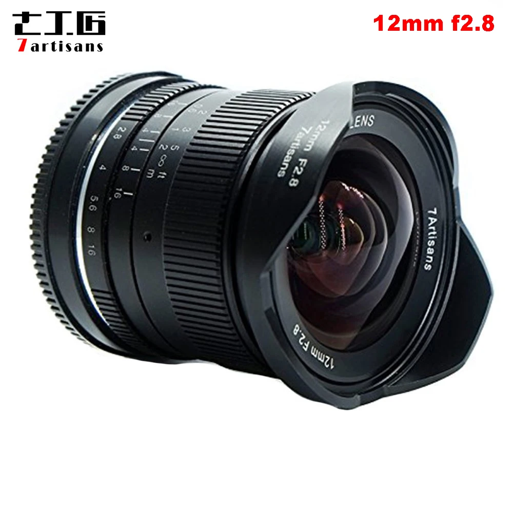 7artisans 12 мм f2.8 ультра широкоугольный объектив для Sony E mount APS C беззеркальные | Отзывы и видеообзор